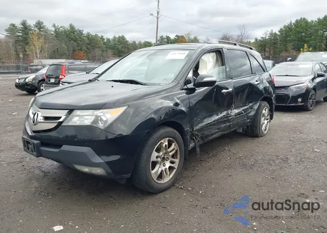 2009 Acura Mdx Technology Package from USA, damaged, VIN 2HNYD286X9H532323